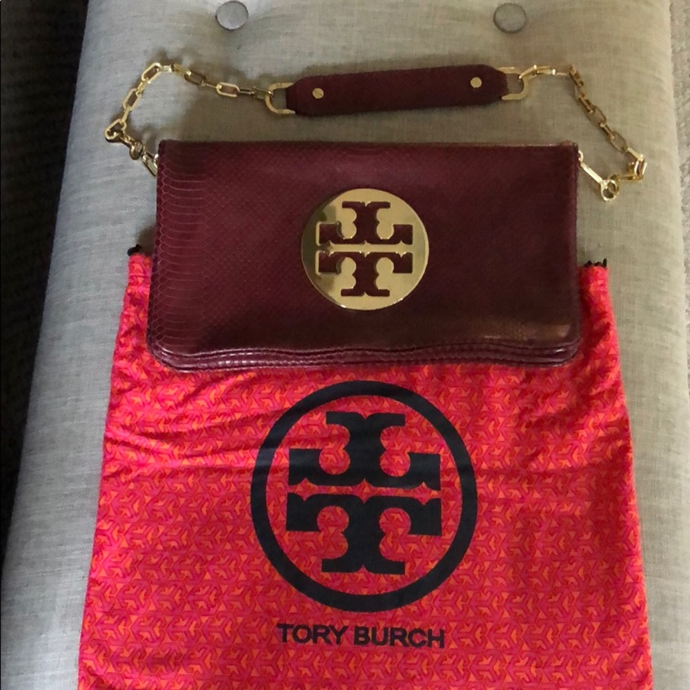 Tory Burch Burgundy Handbag
